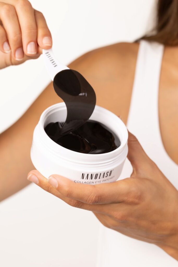 Kolagénové očné masky nanolash